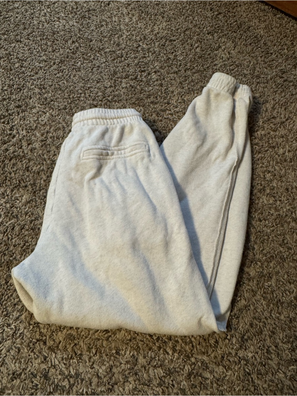 aerie Cream Cozy Joggers